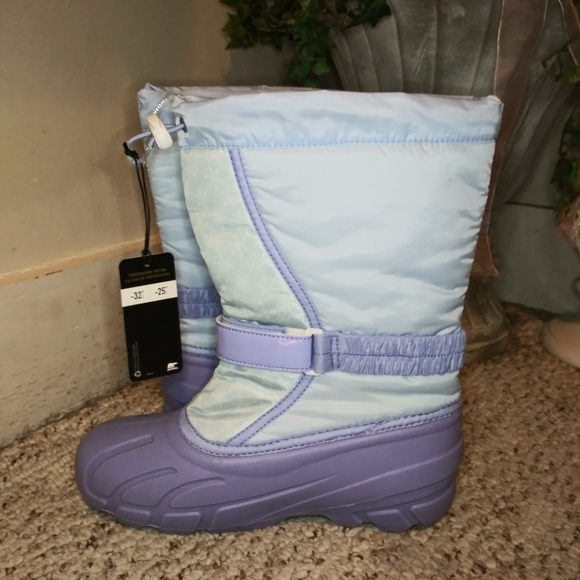 Sorel x Disney Frozen 2 Elsa Flurry Winter Boot Youth Size 7/Ladies Size 8-8 1/2 - Picture 10 of 16